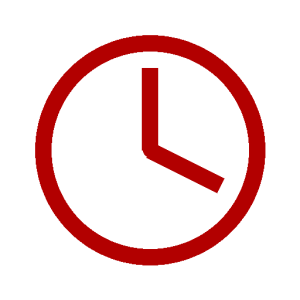Clock icon representing same-day garage door repair dispatch by MasterCraft