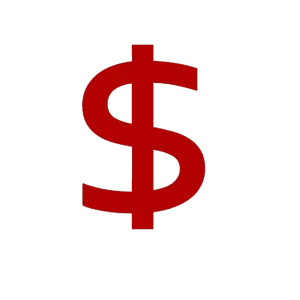 Dollar symbol representing affordable garage door repair and installation pricing